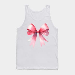 Coquette ribbon bow Tank Top